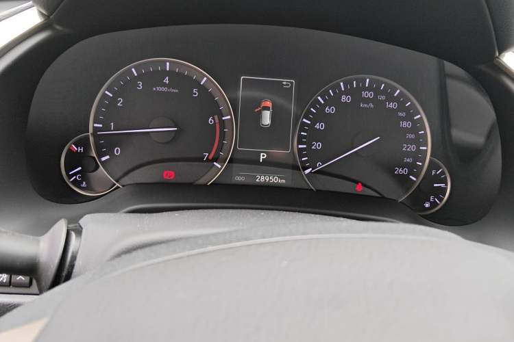 Used Lexus RX 2020 Revised Version 300 Two-Wheel Drive Elite Edition Odometer Close Up