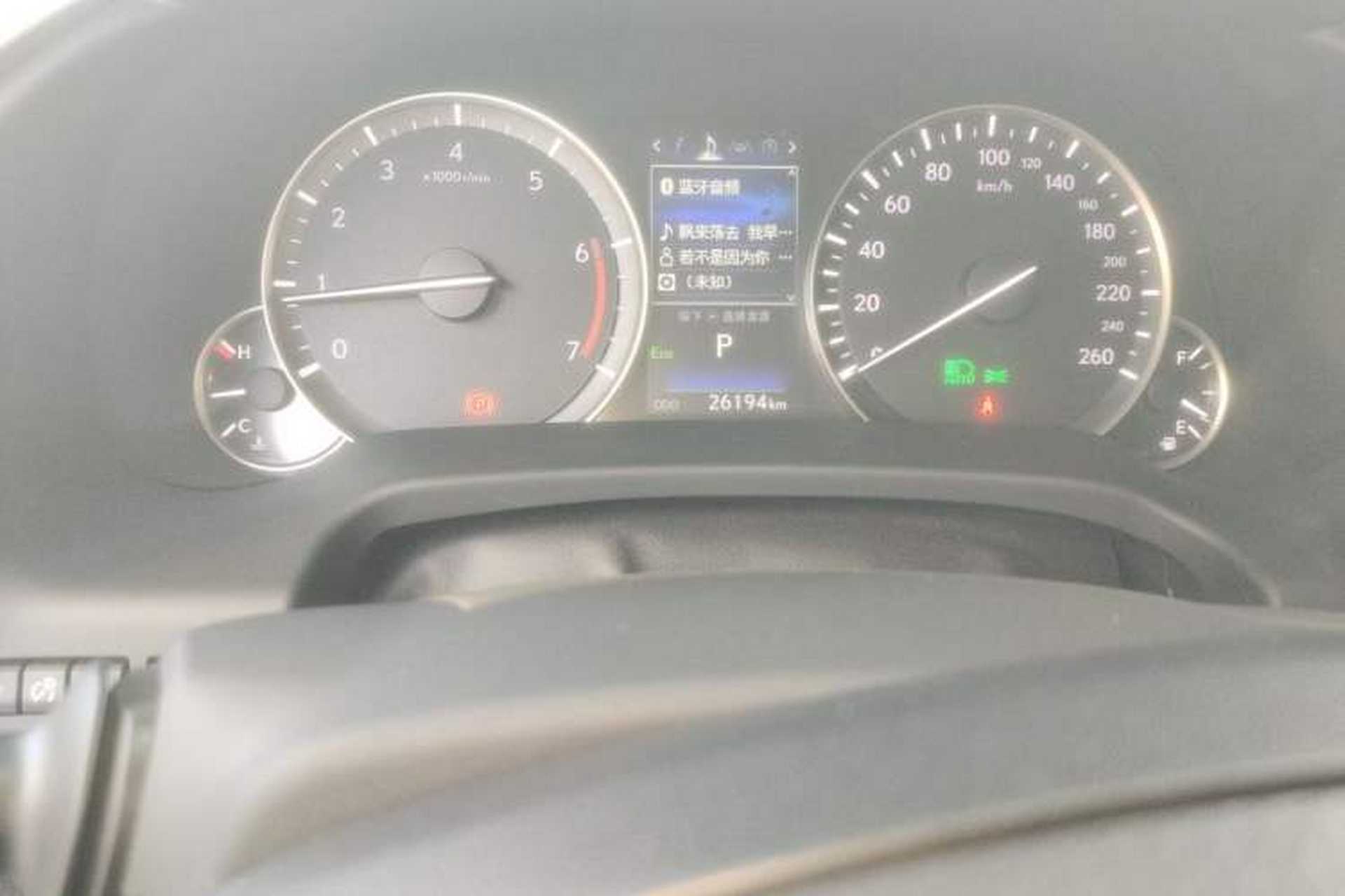 Used Lexus RX 2020 Revised Version 300 Two-Wheel Drive Comfort Edition Odometer Close Up