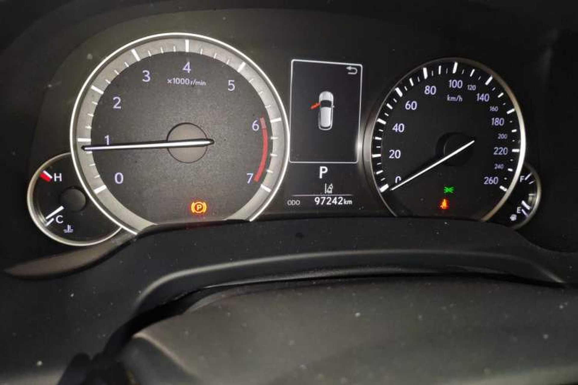 Used Lexus RX 2020 Facelifted 300 4x4 Elegant Edition Odometer Close Up