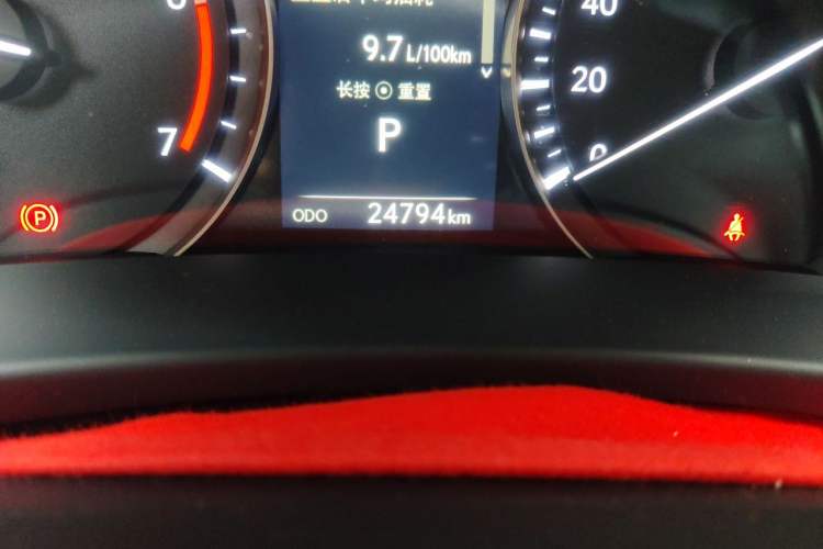 Used Lexus RX 2020 Revised Version 300 Two-Wheel Drive Elite Edition Odometer Close Up