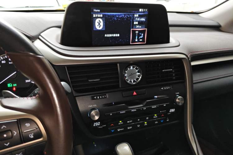 Used Lexus RX 2020 Facelifted 300 4x4 Elegant Edition Audio And AC Panel