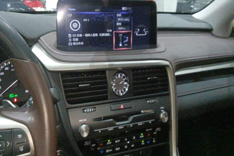 Used Lexus RX 2020 Facelifted 300 4x4 Elegant Edition Audio And AC Panel