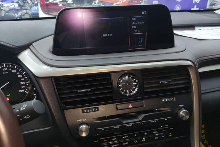 Used Lexus RX 2020 Facelifted 300 4x4 Elegant Edition Audio And AC Panel