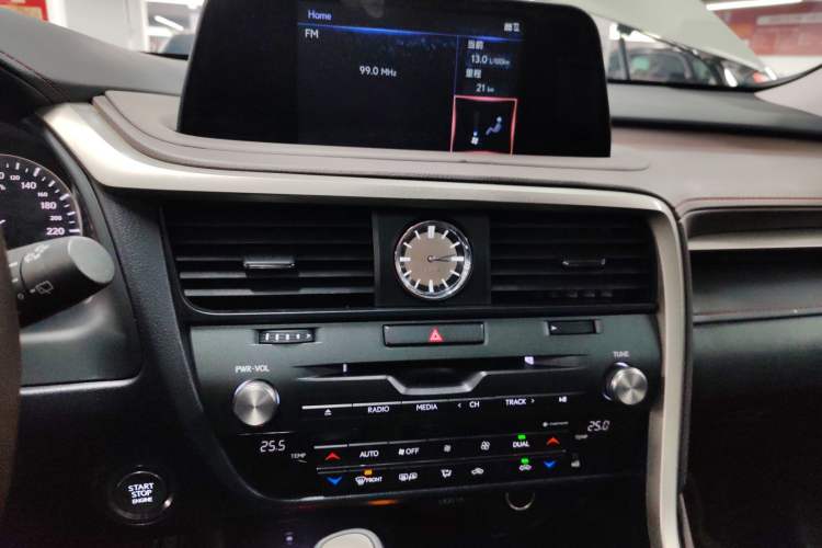Used Lexus RX 2020 Facelifted 300 4x4 Elegant Edition Audio And AC Panel