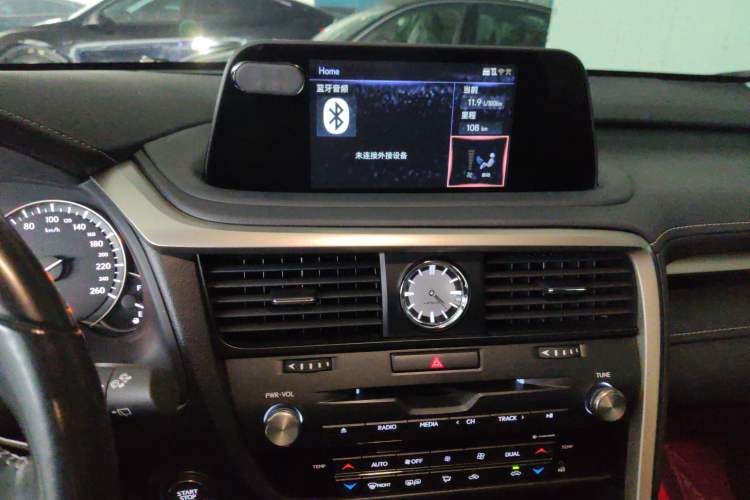 Used Lexus RX 2020 Revised Version 300 Two-Wheel Drive Elite Edition Audio And AC Panel