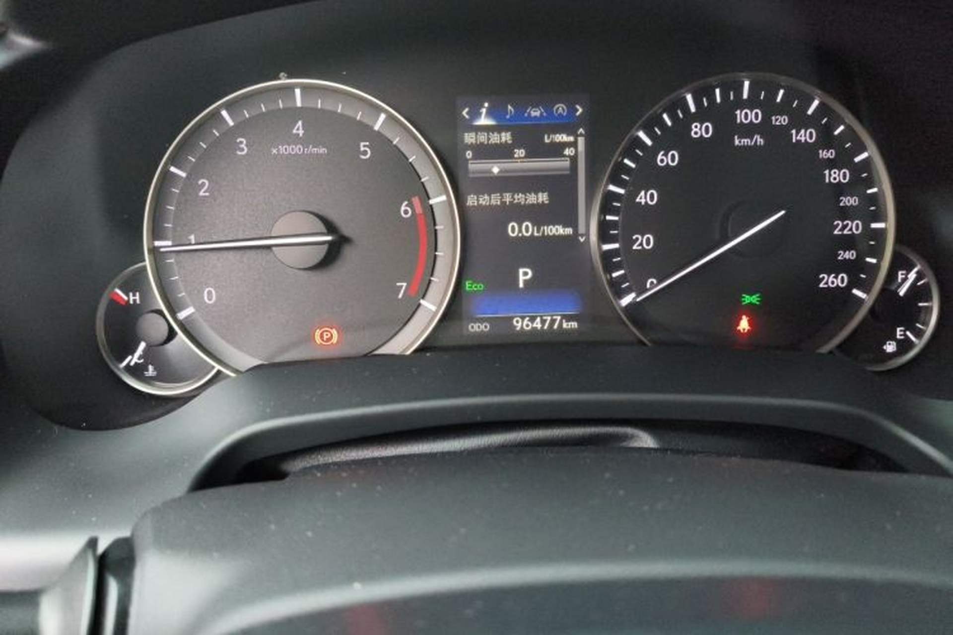 Used Lexus RX 2020 Facelifted 300 4x4 Elegant Edition Odometer Close Up