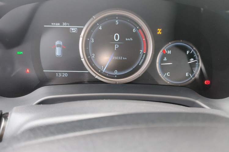 Used Lexus RX 2020 300 4x4 F SPORT China VI Odometer Close Up