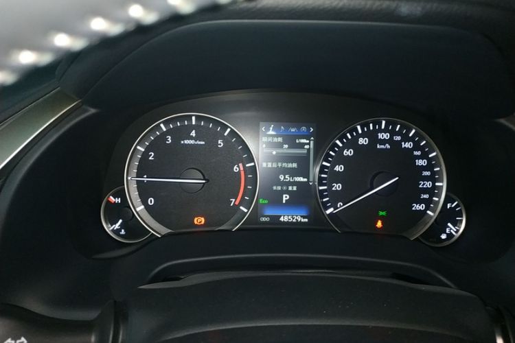 Used Lexus RX 2020 Revised Version 300 Two-Wheel Drive Elite Edition Odometer Close Up