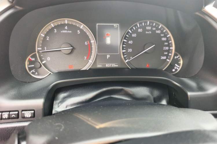 Used Lexus RX 2020 Revised Version 300 Two-Wheel Drive Elite Edition Odometer Close Up