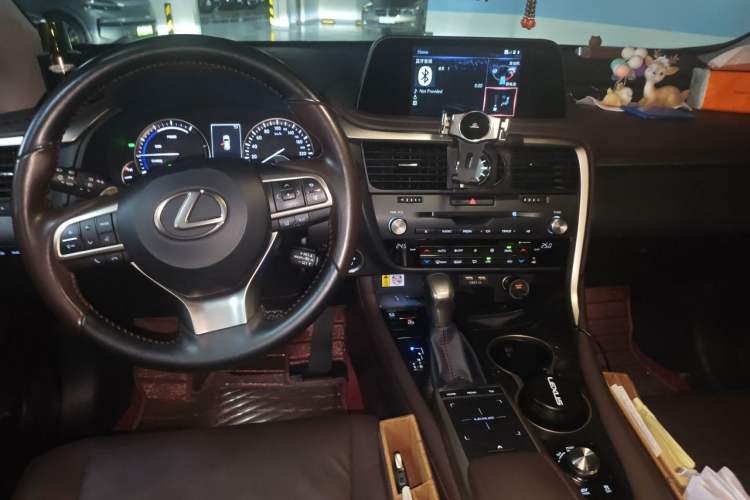 Used Lexus RX 2020 Revised Version 450h Four-Wheel Drive Elegant Edition Center Console