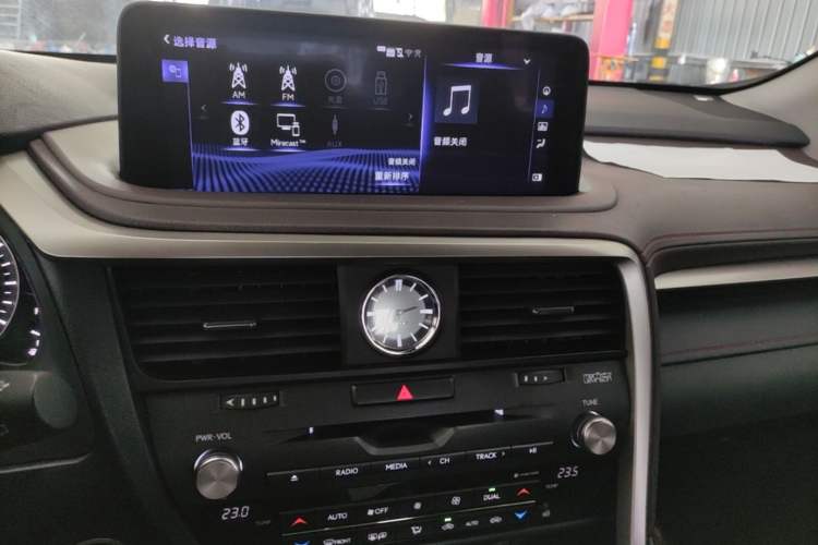 Used Lexus RX 2020 450h Four-Wheel Drive Enjoyment Version Audio And AC Panel