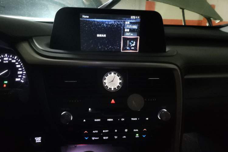 Used Lexus RX 2020 300 Two-Wheel Drive Elite Edition China VI Standard Audio And AC Panel