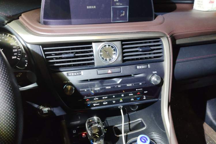 Used Lexus RX 2020 Facelifted 300 4x4 Elegant Edition Audio And AC Panel