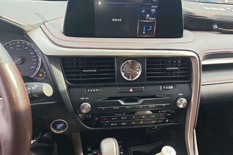Used Lexus RX 2020 Revised Version 450h Four-Wheel Drive Elegant Edition Audio And AC Panel