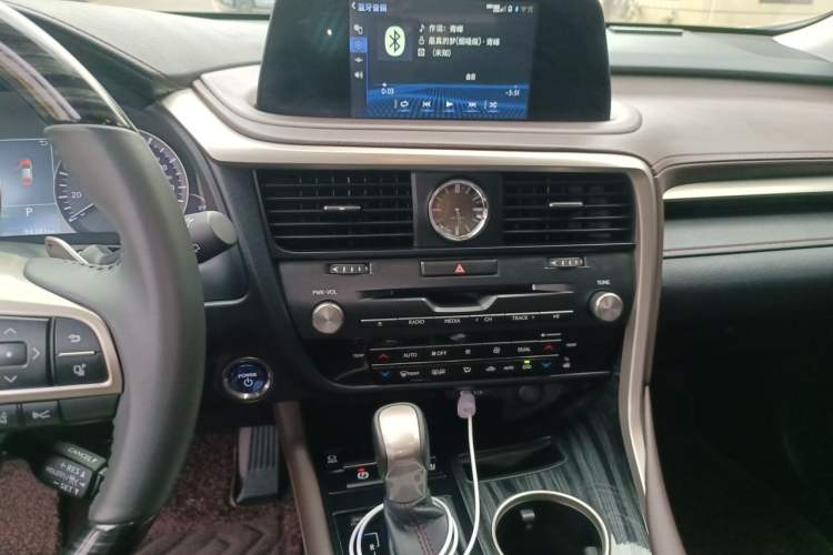 Used Lexus RX 2020 Facelift 450h Four-Wheel Drive Luxury Edition Audio And AC Panel