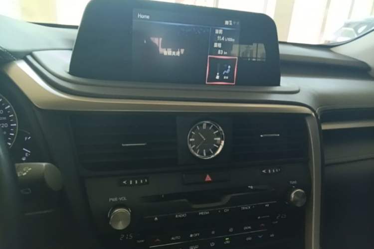 Used Lexus RX 2020 Revised Version 300 Two-Wheel Drive Elite Edition Audio And AC Panel