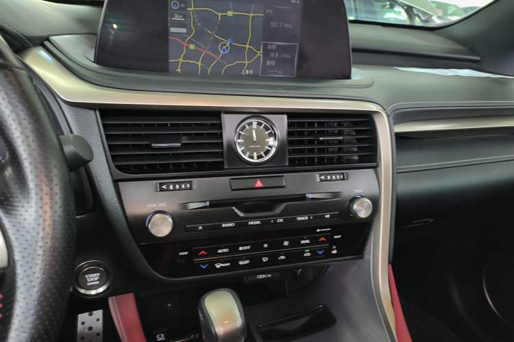 Used Lexus RX 2020 Revised Version 300 Four-Wheel Drive F SPORT Audio And AC Panel