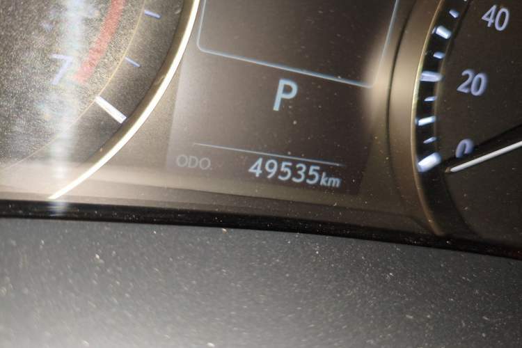 Used Lexus RX 2020 Facelifted 300 4x4 Elegant Edition Odometer Close Up