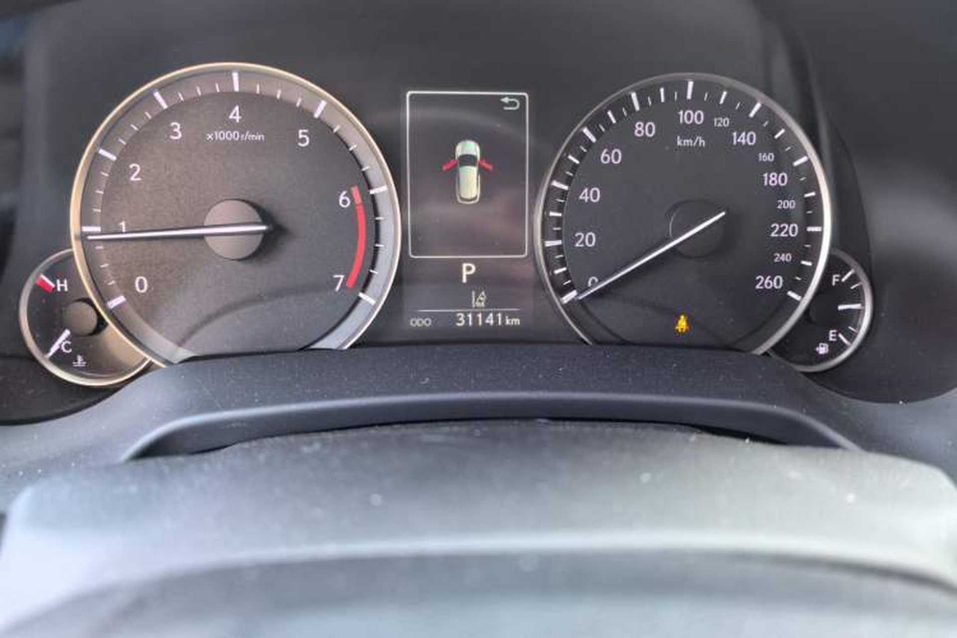Used Lexus RX 2020 Facelifted 300 4x4 Elegant Edition Odometer Close Up