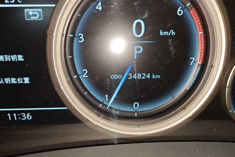Used Lexus RX 2020 300 4x4 F SPORT China VI Odometer Close Up