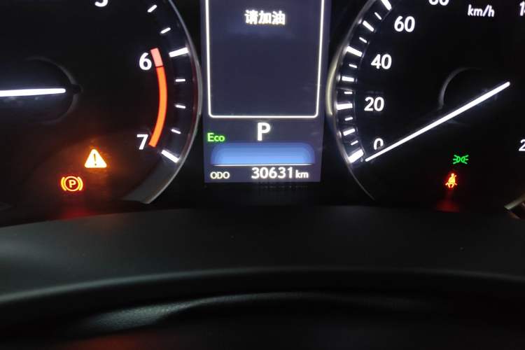 Used Lexus RX 2020 Revised Version 300 Two-Wheel Drive Elite Edition Odometer Close Up