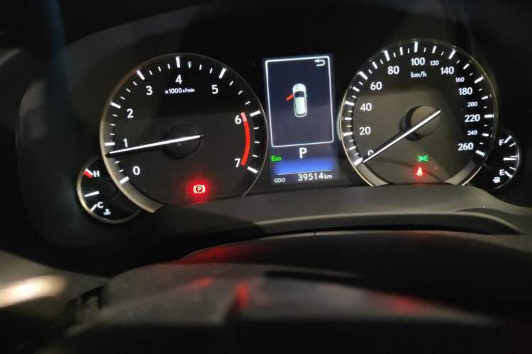 Used Lexus RX 2020 Revised Version 300 Two-Wheel Drive Elite Edition Odometer Close Up