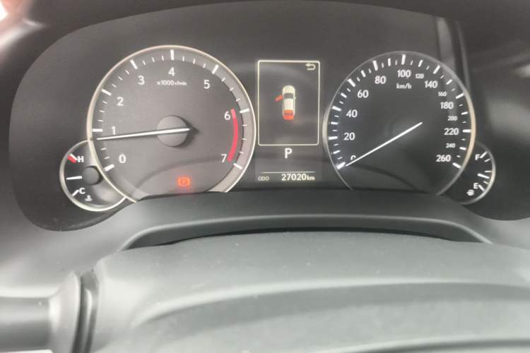 Used Lexus RX 2020 Facelifted 300 4x4 Elegant Edition Odometer Close Up