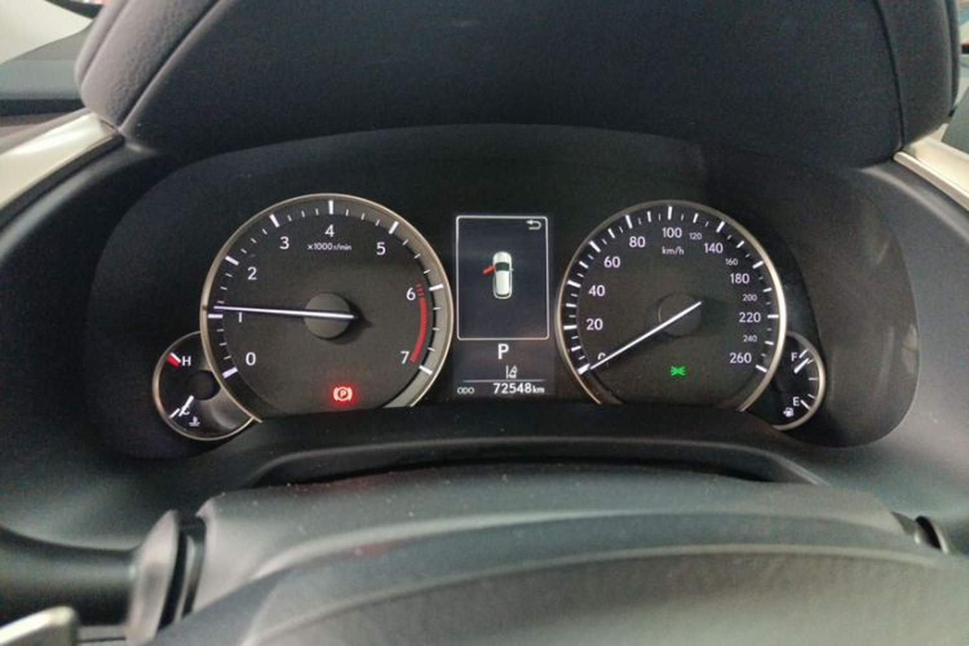 Used Lexus RX 2020 300 4x4 Elegant Edition China VI Odometer Close Up