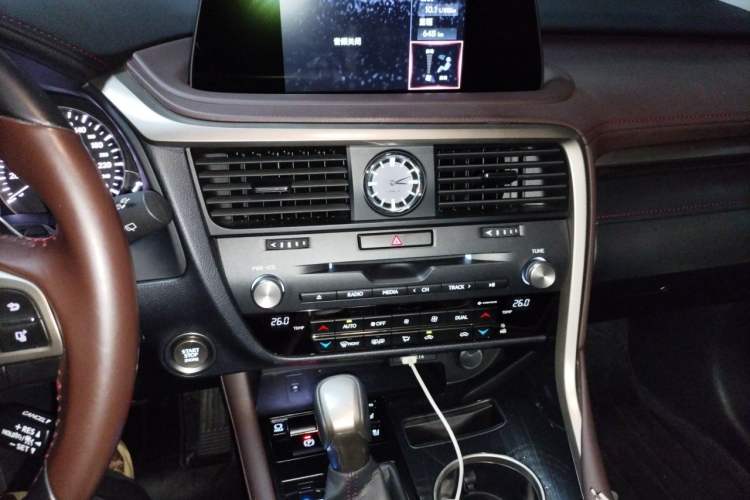 Used Lexus RX 2020 Facelifted 300 4x4 Elegant Edition Audio And AC Panel