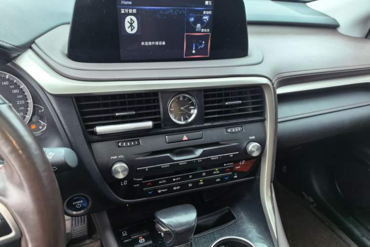 Used Lexus RX 2020 Revised Version 450h Four-Wheel Drive Elegant Edition Audio And AC Panel