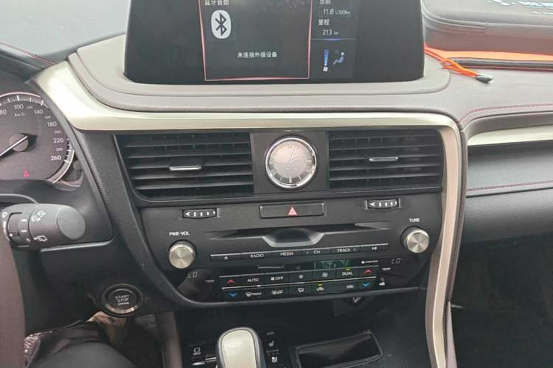 Used Lexus RX 2020 Facelifted 300 4x4 Elegant Edition Audio And AC Panel