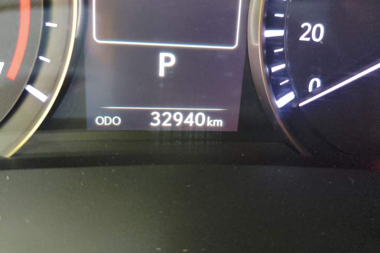 Used Lexus RX 2020 Facelifted 300 4x4 Elegant Edition Odometer Close Up