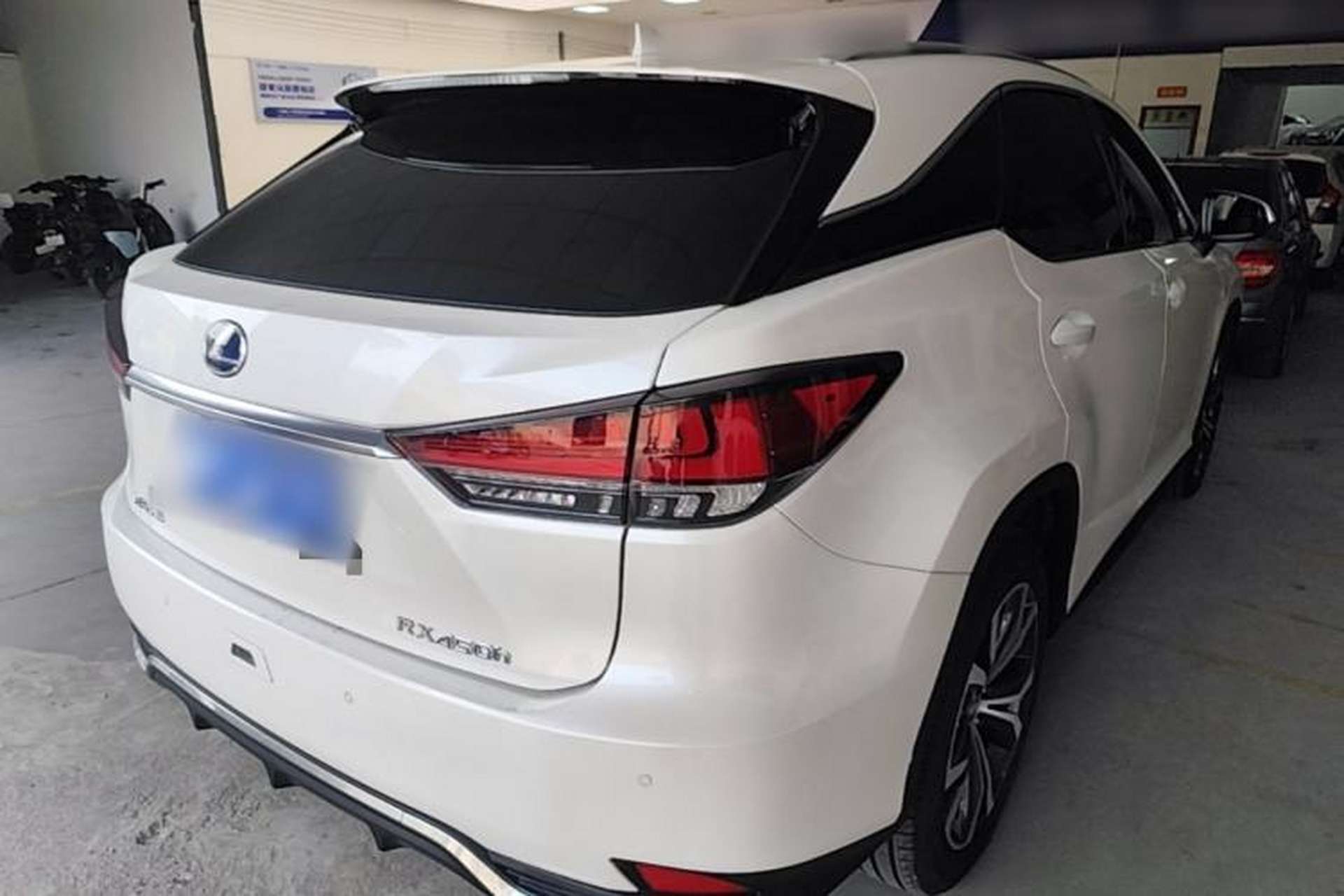 Used Lexus RX 2020 Revised Version 450h Four-Wheel Drive Elegant Edition Rear Right 45 Deg