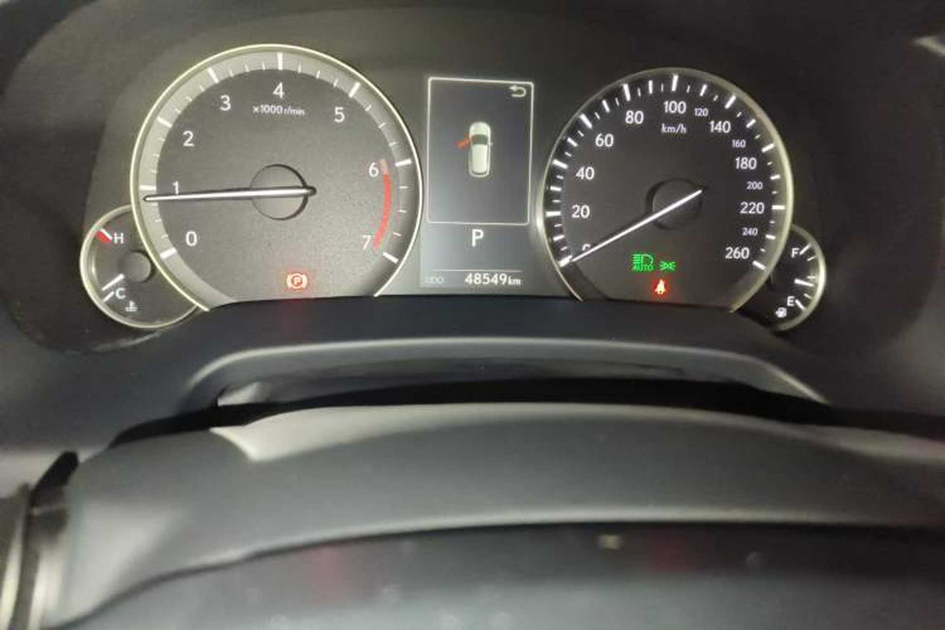 Used Lexus RX 2021 300 Four-Wheel Drive Special Edition Odometer Close Up