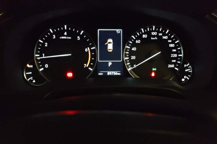Used Lexus RX 2021 300 Four-Wheel Drive Special Edition Odometer Close Up