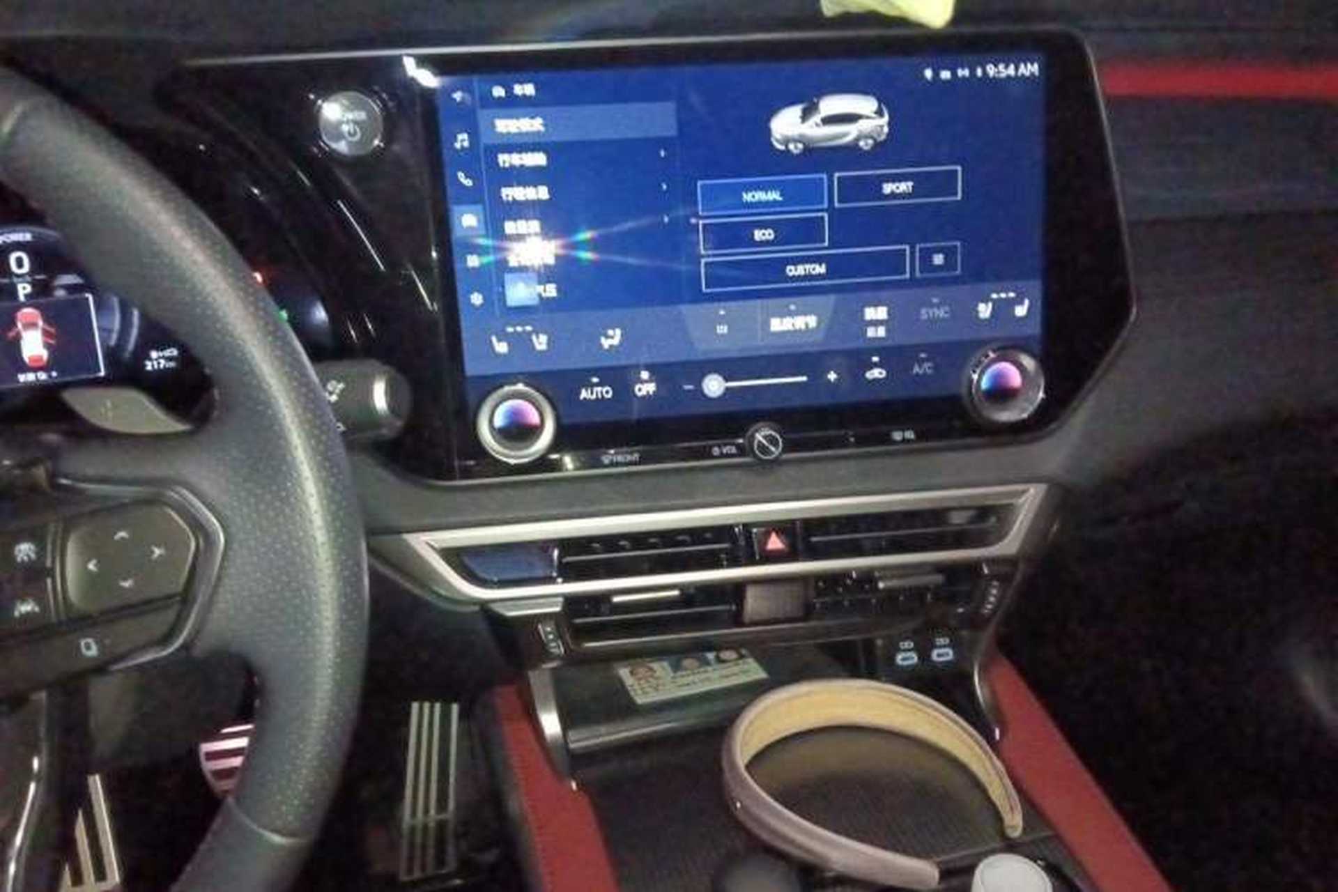 Used Lexus RX 2023 500h Four-Wheel Drive F SPORT Performance Audio And AC Panel