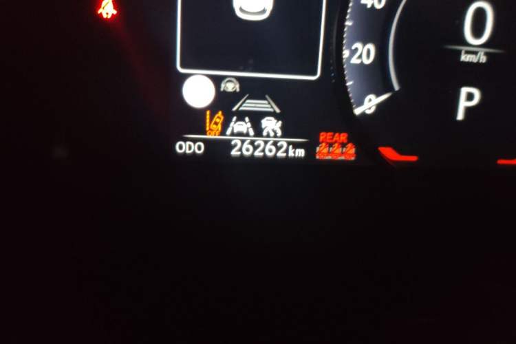 Used Lexus RX 2023 350h Four-Wheel Drive Enjoyment Version Odometer Close Up