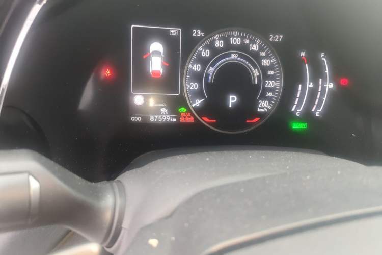 Used Lexus RX 2023 350h Four-Wheel Drive Enjoyment Version Odometer Close Up