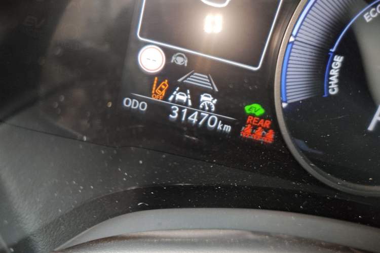 Used Lexus RX 2023 350h Four-Wheel Drive Enjoyment Version Odometer Close Up