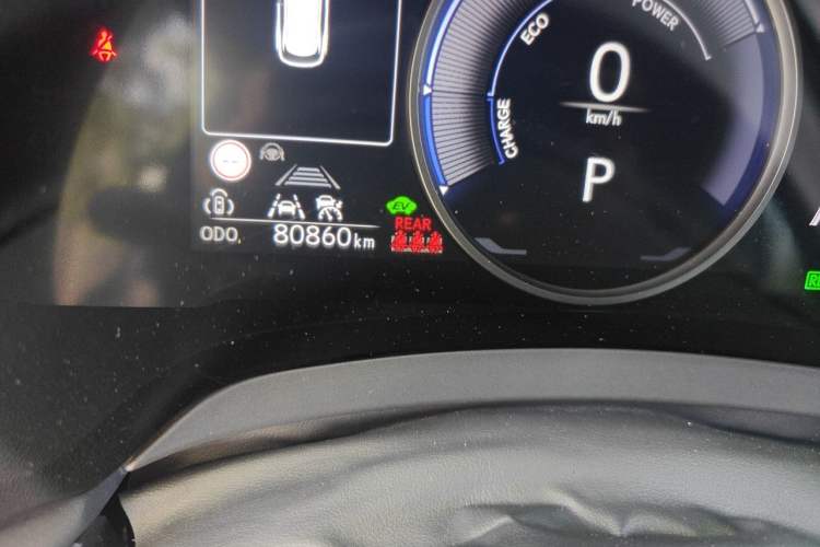 Used Lexus RX 2023 350h Two-Wheel Drive Enjoyment Version Odometer Close Up