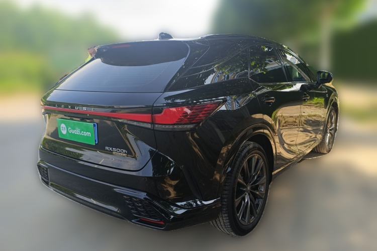 Used Lexus RX 2023 500h Four-Wheel Drive F SPORT Performance Rear Right 45 Deg