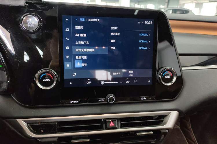 Used Lexus RX 2025 300 Four-Wheel Drive Junxiang Edition Audio And AC Panel