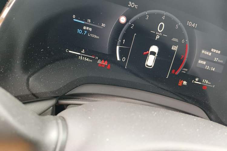 Used Lexus RX 2025 300 Four-Wheel Drive Junxiang Edition Odometer Close Up