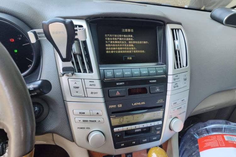 Used Lexus RX Classic 2006 350 Audio And AC Panel