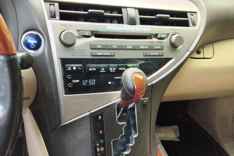 Used Lexus RX Classic 2009 450h Audio And AC Panel