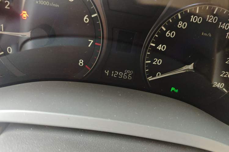 Used Lexus RX Classic 2009 350 Luxury Edition Odometer Close Up