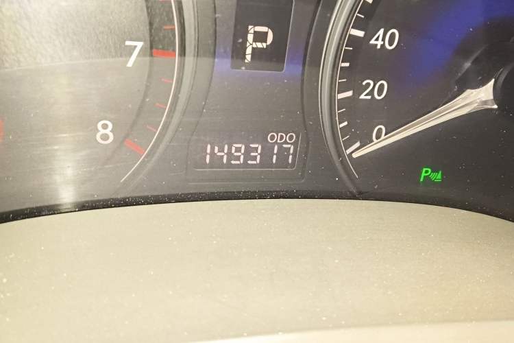 Used Lexus RX Classic 2009 350 Luxury Edition Odometer Close Up