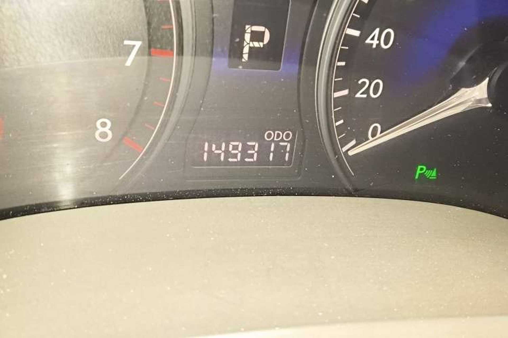 Used Lexus RX Classic 2009 350 Luxury Edition Odometer Close Up