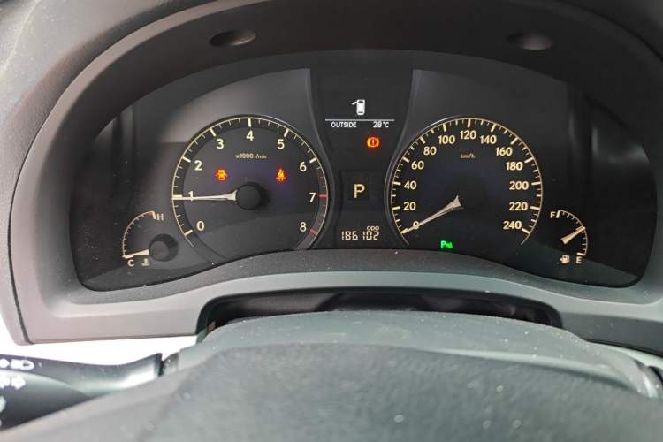 Used Lexus RX Classic 2009 350 Luxury Edition Odometer Close Up