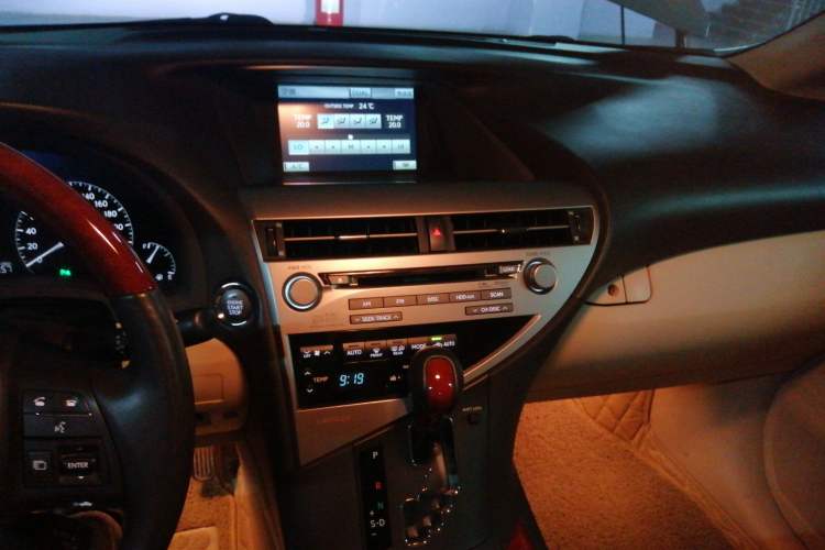 Used Lexus RX Classic 2009 350 Prestige Edition Audio And AC Panel